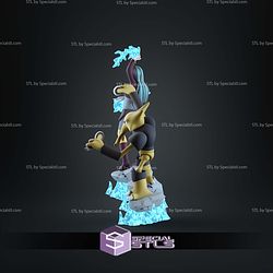 Sabrina And Alakazam Pokemon STL Files