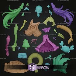Sameko Saba Mack The Fish Girl 210mm STL Files