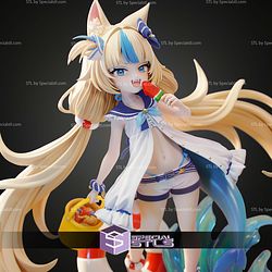 Sameko Saba Mack The Fish Girl 210mm STL Files