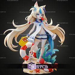 Sameko Saba Mack The Fish Girl 210mm STL Files