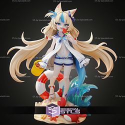 Sameko Saba Mack The Fish Girl 210mm STL Files