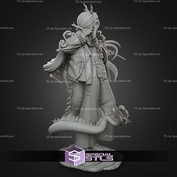 Shu Arknights 200mm STL Files