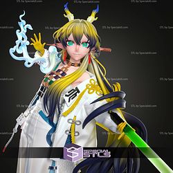 Shu Arknights 200mm STL Files