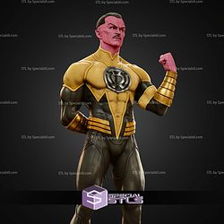 Sinestro Power Museum Pose 1 6 STL Files