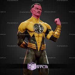 Sinestro Power Museum Pose 1 6 STL Files