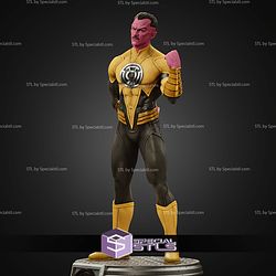 Sinestro Power Museum Pose 1 6 STL Files