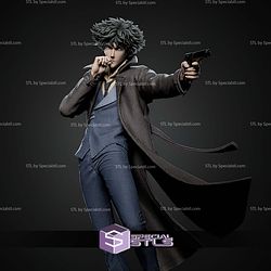 Spike Spiegel Pointing Gun STL Files