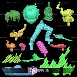 Sung Jin Woo Battle Chibi Solo Leveling STL Files