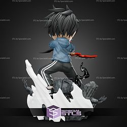 Sung Jin Woo Battle Chibi Solo Leveling STL Files