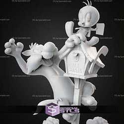 Sylvester And Tweety STL Files
