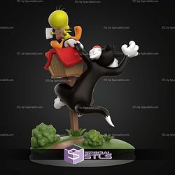 Sylvester And Tweety STL Files