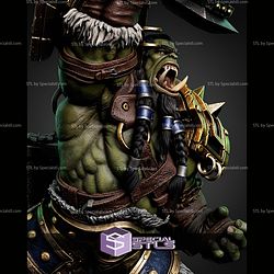 Thrall Warcraft 520mm STL Files