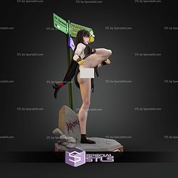 Tifa Final Fantasy Kick Pose ALT STL Files
