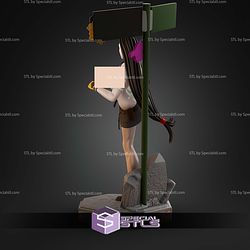 Tifa Final Fantasy Kick Pose ALT STL Files