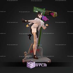 Tifa Final Fantasy Kick Pose ALT STL Files