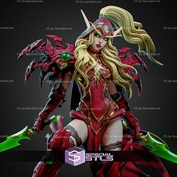 Valeera From World Of Warcraft 299mm STL Files