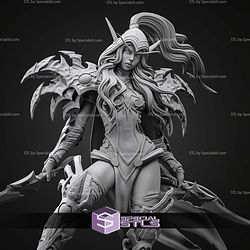 Valeera From World Of Warcraft 299mm STL Files