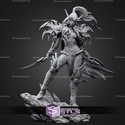 Valeera From World Of Warcraft 299mm STL Files