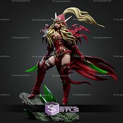 Valeera From World Of Warcraft 299mm STL Files