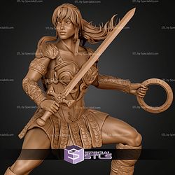 Xena Warrior Princess 250mm STL Files