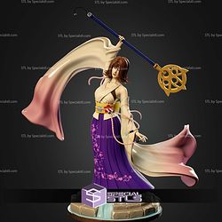 Yuna And Stick Final Fantasy STL Files