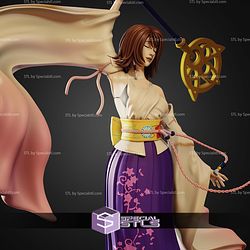Yuna And Stick Final Fantasy STL Files