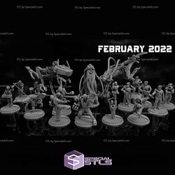 February 2022 Cyber Forge Miniatures
