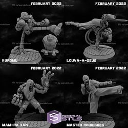 February 2022 Cyber Forge Miniatures