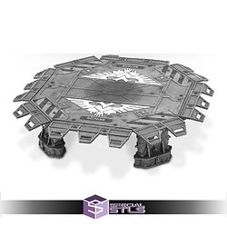 Skyshield Landing Pad Strange Dark Place Miniatures
