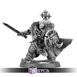 Wolf Guard Battle Leader Strange Dark Place Miniatures