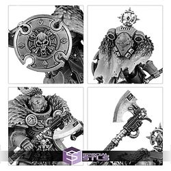 Wolf Guard Headtakers Strange Dark Place Miniatures