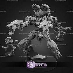 April 2026 Cyberpunk PapSikels Miniatures