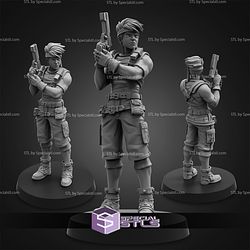 April 2026 Cyberpunk PapSikels Miniatures