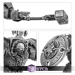 Arjac Rockfist Strange Dark Place Miniatures