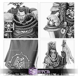 Captain Titus and The Wardens of Ultramar Strange Dark Place Miniatures