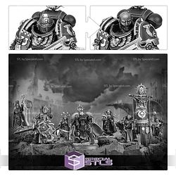 Captain Titus and The Wardens of Ultramar Strange Dark Place Miniatures
