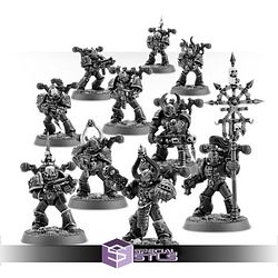 Chaos Space Marines Strange Dark Place Miniatures