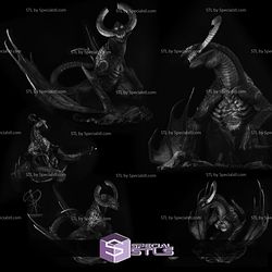 Dragon King Strange Dark Place STL Miniatures