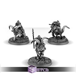 Iron Hills Goat Riders Strange Dark Place Miniatures