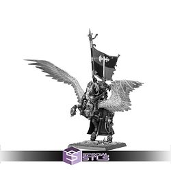 Lord on Royal Pegasus Strange Dark Place Miniatures
