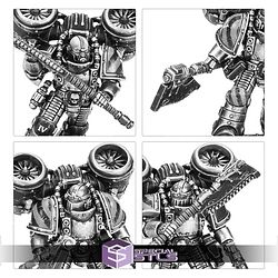 MkII Assault Squad Strange Dark Place Miniatures