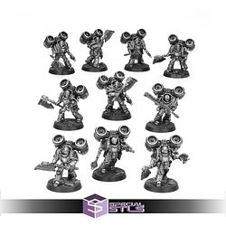 MkII Assault Squad Strange Dark Place Miniatures