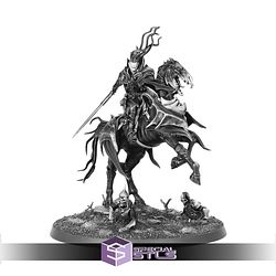 Vampire Lord on Nightmare Steed Strange Dark Place Miniatures