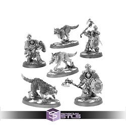 Wolf Guard Headtakers Strange Dark Place Miniatures