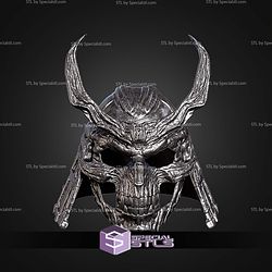 Cosplay STL Files Shao Kahn MK2 Helmet V2