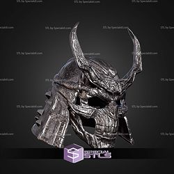 Cosplay STL Files Shao Kahn MK2 Helmet V2