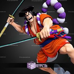Kozuki Oden One Piece 407mm STL Files