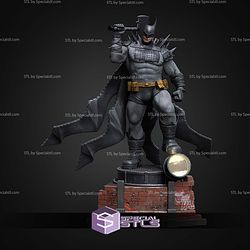 Absolute Batman On Bat Lamp STL Files