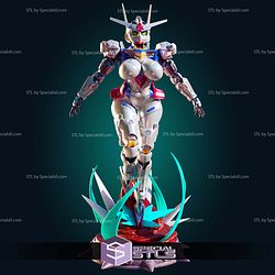 Aerial Gundam Mecha Girl STL Files