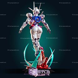 Aerial Gundam Mecha Girl STL Files